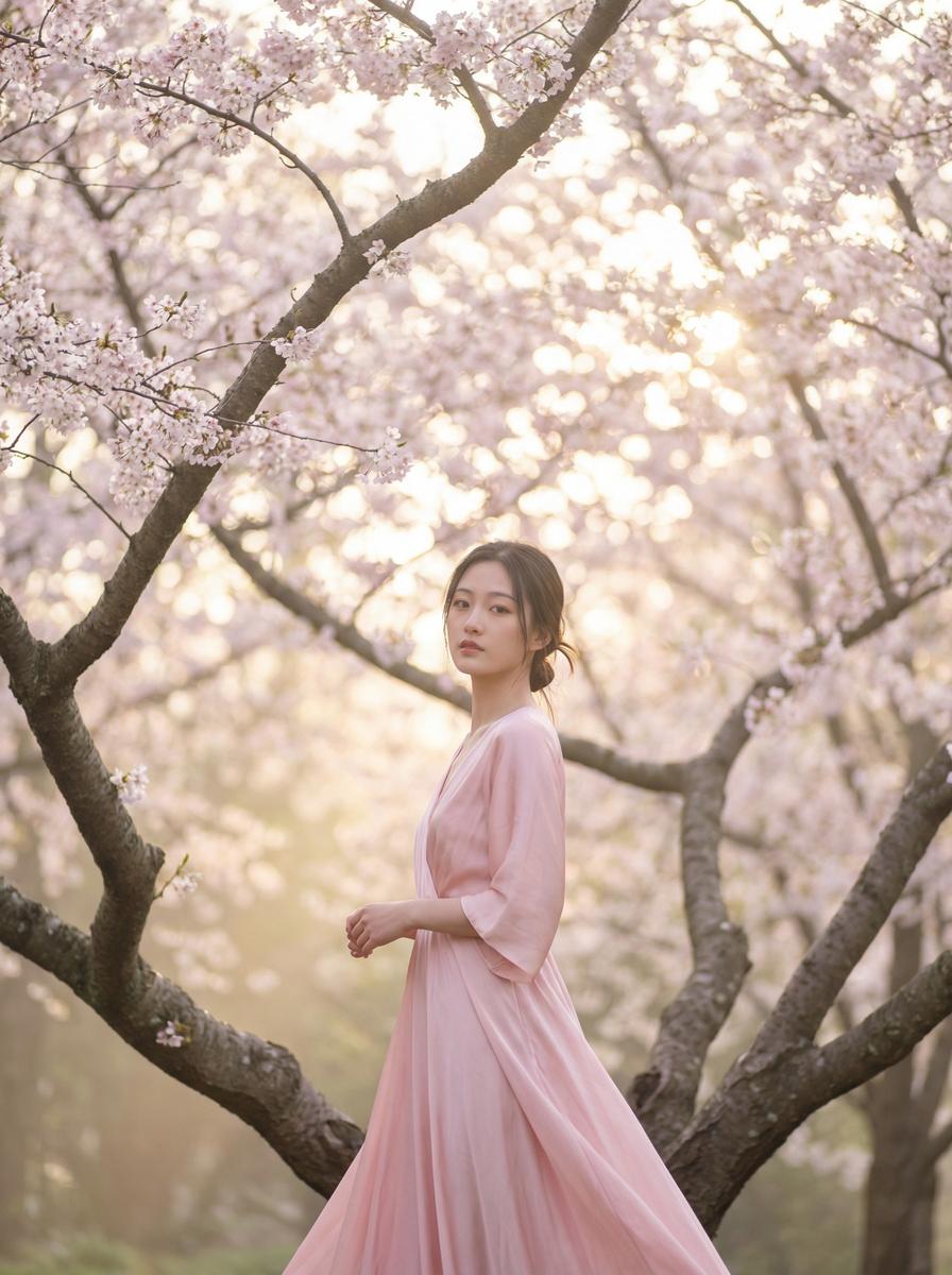 母狗园传媒-樱花季浪漫写真传媒
